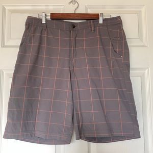 lululemon flat front chino shorts